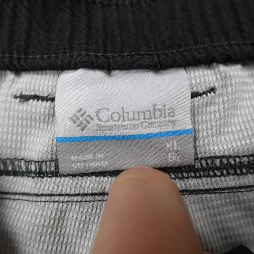 NEW Columbia Shorts Mens XL Black PFG Uncharted‎ Omni Shade Fishing Outdoor Hike